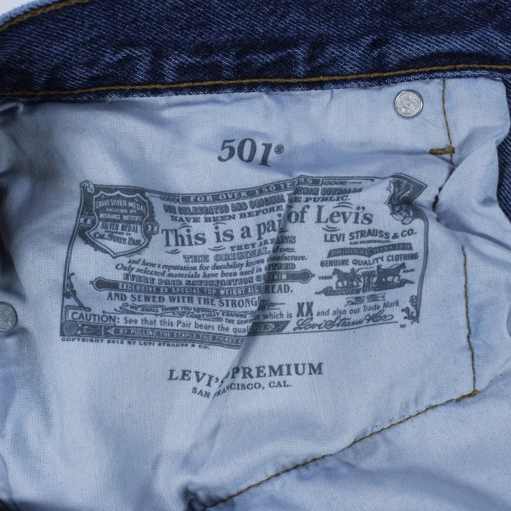 Levi's Premium 501 Original Jeans - Men's Straight Fit, Button Fly - Size W31